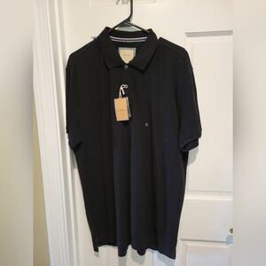 G.H. Bass & Co. Black Polo Shirt, NWT